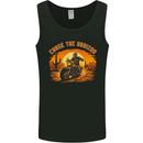 Chase the Horizon Motorcycle Chopper Biker Mens Vest Tank Top Black