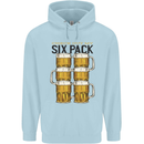 Check Out My Alcohol Six Pack Funny Beer Childrens Kids Hoodie Light Blue