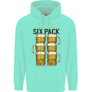 Check Out My Alcohol Six Pack Funny Beer Childrens Kids Hoodie Peppermint