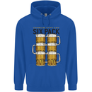 Check Out My Alcohol Six Pack Funny Beer Childrens Kids Hoodie Royal Blue
