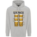 Check Out My Alcohol Six Pack Funny Beer Childrens Kids Hoodie Sports Grey