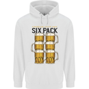 Check Out My Alcohol Six Pack Funny Beer Childrens Kids Hoodie White