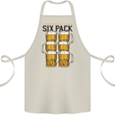 Check Out My Alcohol Six Pack Funny Beer Cotton Apron 100% Organic Natural