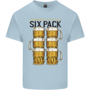 Check Out My Alcohol Six Pack Funny Beer Kids T-Shirt Childrens Light Blue