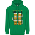 Check Out My Alcohol Six Pack Funny Beer Mens 80% Cotton Hoodie Irish Green