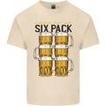 Check Out My Alcohol Six Pack Funny Beer Mens Cotton T-Shirt Tee Top Natural