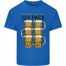 Check Out My Alcohol Six Pack Funny Beer Mens Cotton T-Shirt Tee Top Royal Blue