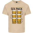 Check Out My Alcohol Six Pack Funny Beer Mens Cotton T-Shirt Tee Top Sand