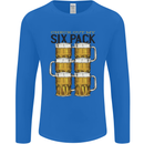 Check Out My Alcohol Six Pack Funny Beer Mens Long Sleeve T-Shirt Royal Blue