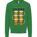 Check Out My Alcohol Six Pack Funny Beer Mens Sweatshirt Jumper Irish Green