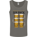 Check Out My Alcohol Six Pack Funny Beer Mens Vest Tank Top Charcoal