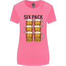 Check Out My Alcohol Six Pack Funny Beer Womens Wider Cut T-Shirt Azalea