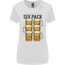Check Out My Alcohol Six Pack Funny Beer Womens Wider Cut T-Shirt White