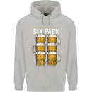 Check Out My Beer Six Pack Funny Alcohol Childrens Kids Hoodie Sports Grey