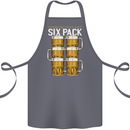 Check Out My Beer Six Pack Funny Alcohol Cotton Apron 100% Organic Steel
