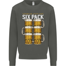 Check Out My Beer Six Pack Funny Alcohol Kids Sweatshirt Jumper Storm Grey