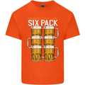 Check Out My Beer Six Pack Funny Alcohol Kids T-Shirt Childrens Orange