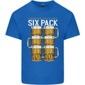 Check Out My Beer Six Pack Funny Alcohol Kids T-Shirt Childrens Royal Blue