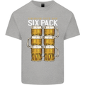 Check Out My Beer Six Pack Funny Alcohol Kids T-Shirt Childrens Sports Grey
