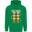 Check Out My Beer Six Pack Funny Alcohol Mens 80% Cotton Hoodie Irish Green