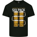 Check Out My Beer Six Pack Funny Alcohol Mens Cotton T-Shirt Tee Top Black