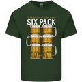 Check Out My Beer Six Pack Funny Alcohol Mens Cotton T-Shirt Tee Top Forest Green