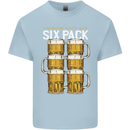 Check Out My Beer Six Pack Funny Alcohol Mens Cotton T-Shirt Tee Top Light Blue