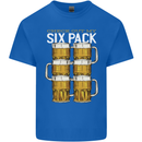 Check Out My Beer Six Pack Funny Alcohol Mens Cotton T-Shirt Tee Top Royal Blue