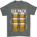 Check Out My Beer Six Pack Funny Alcohol Mens T-Shirt 100% Cotton Charcoal