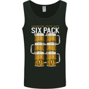 Check Out My Beer Six Pack Funny Alcohol Mens Vest Tank Top Black