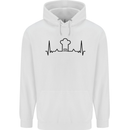 Chef Pulse Baker Cook Cooking Baking Hat Mens 80% Cotton Hoodie White