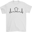 Chef Pulse Baker Cook Cooking Baking Hat Mens T-Shirt 100% Cotton White