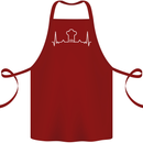 Chef Pulse Baker Cook Cooking Hat Baking Cotton Apron 100% Organic Maroon