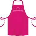Chef Pulse Baker Cook Cooking Hat Baking Cotton Apron 100% Organic Pink