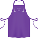 Chef Pulse Baker Cook Cooking Hat Baking Cotton Apron 100% Organic Purple