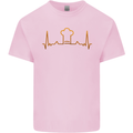 Chef Pulse Cook Cooking Hat Baker Baking Kids T-Shirt Childrens Light Pink