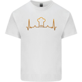 Chef Pulse Cook Cooking Hat Baker Baking Kids T-Shirt Childrens White