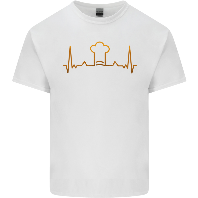 Chef Pulse Cook Cooking Hat Baker Baking Kids T-Shirt Childrens White