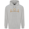 Chef Pulse Cook Cooking Hat Baker Baking Mens 80% Cotton Hoodie Sports Grey