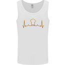 Chef Pulse Cook Cooking Hat Baker Baking Mens Vest Tank Top White