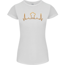 Chef Pulse Cook Cooking Hat Baker Baking Womens Petite Cut T-Shirt White
