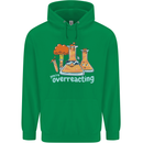 Chemistry You're Over Reacting Science Geek Childrens Kids Hoodie Irish Green