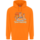 Chemistry You're Over Reacting Science Geek Childrens Kids Hoodie Orange