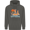 Chemistry You're Over Reacting Science Geek Childrens Kids Hoodie Storm Grey