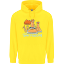 Chemistry You're Over Reacting Science Geek Childrens Kids Hoodie Yellow