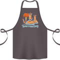 Chemistry You're Over Reacting Science Geek Cotton Apron 100% Organic Dark Grey