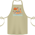Chemistry You're Over Reacting Science Geek Cotton Apron 100% Organic Khaki