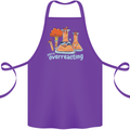Chemistry You're Over Reacting Science Geek Cotton Apron 100% Organic Purple