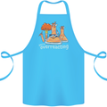 Chemistry You're Over Reacting Science Geek Cotton Apron 100% Organic Turquoise