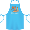 Chemistry You're Over Reacting Science Geek Cotton Apron 100% Organic Turquoise